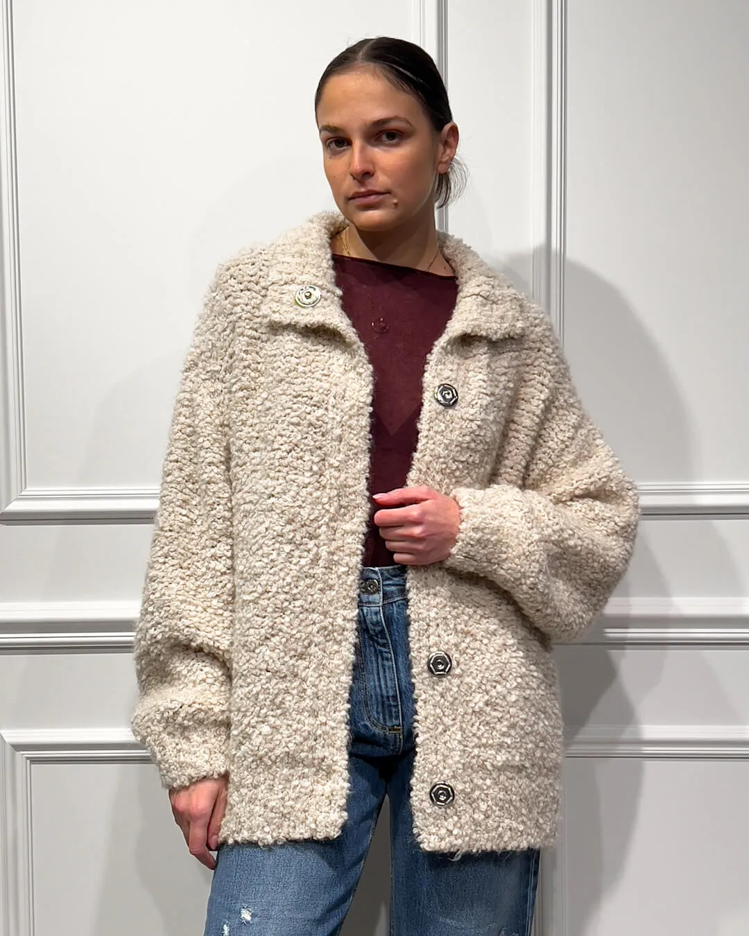 -BOMBER EFFETTO BOUCLÉ – KONTATTO