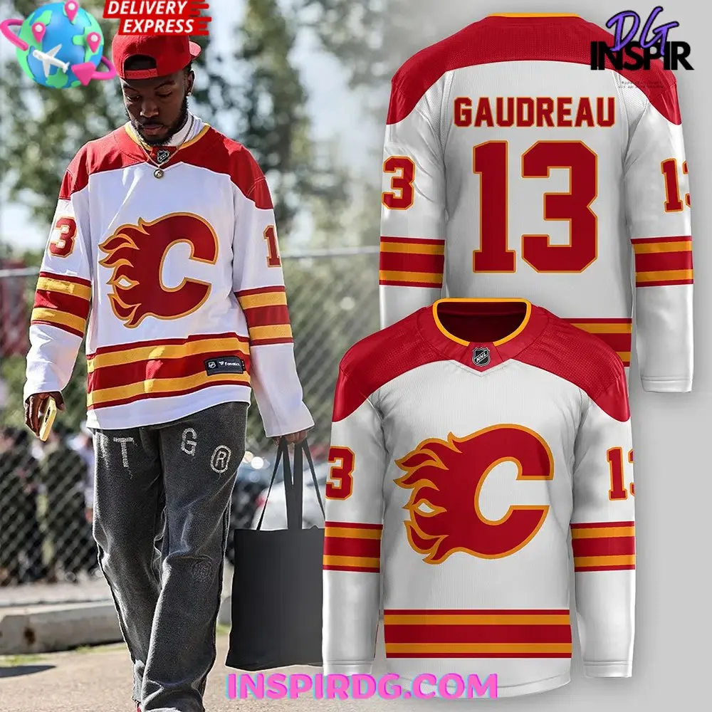 -Calgary Flames 2024 White Hockey Jersey