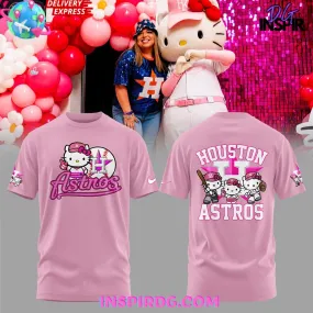 -Houston Astros x Hello Kitty T-Shirt