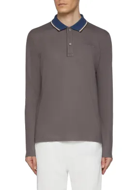 -----------PAUL & SHARK ---- ------------ ----Logo Embroidered Polo Shirt --