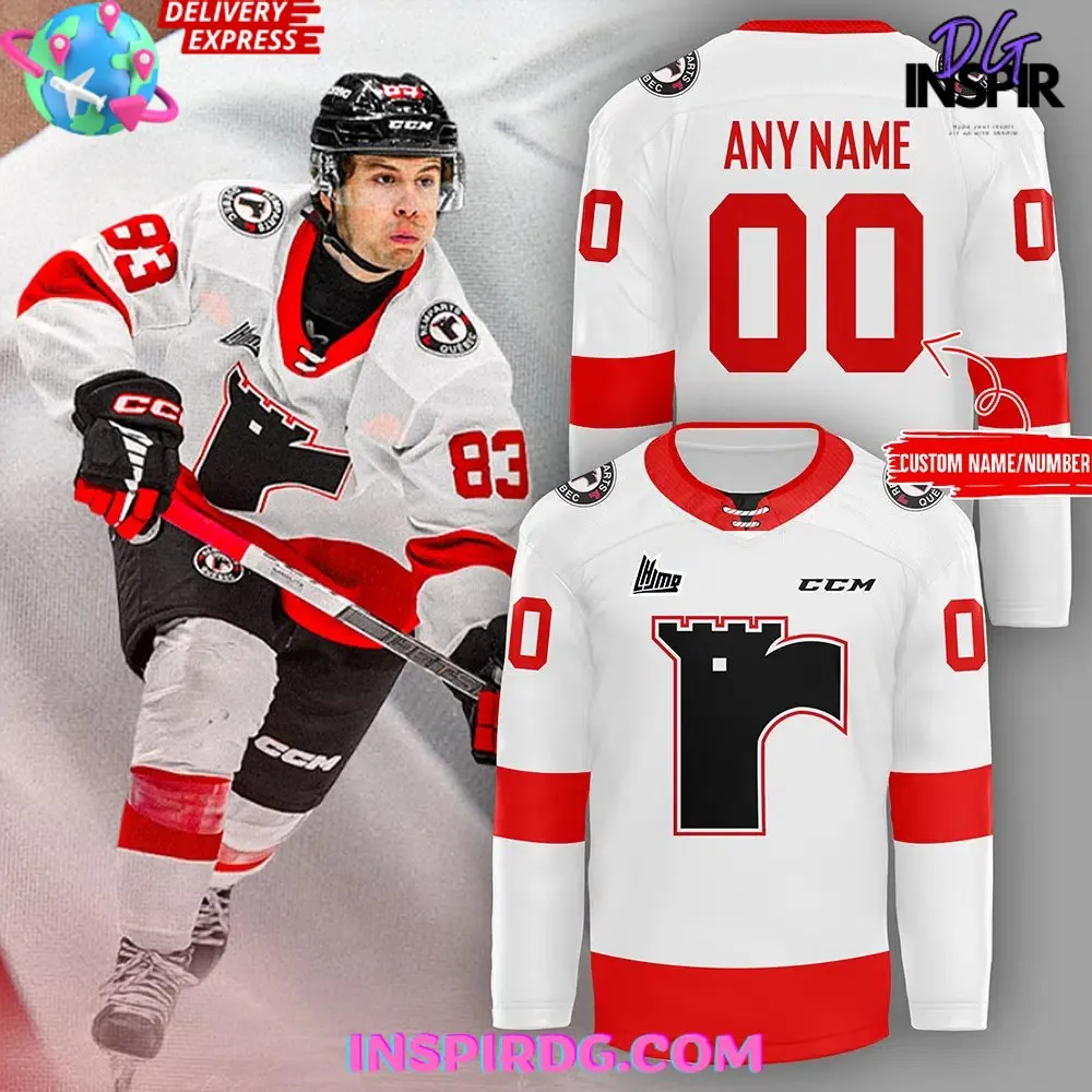 -Quebec Remparts 2024 White Hockey Jersey