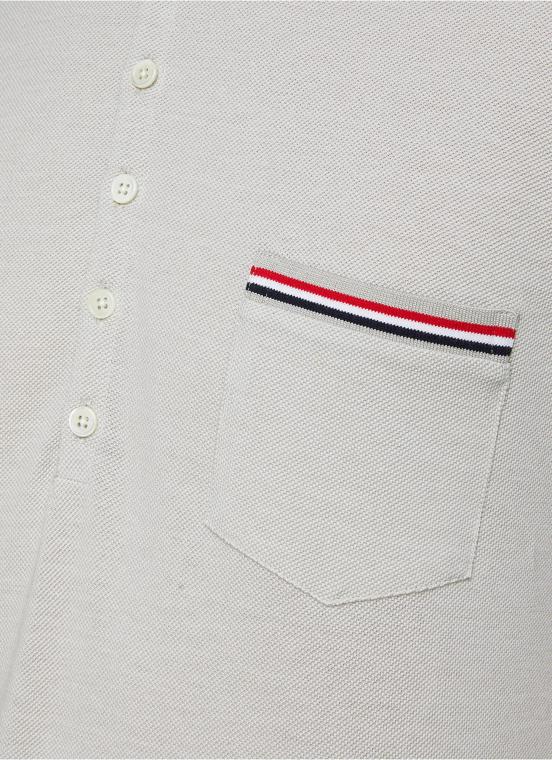 -----------THOM BROWNE   ---- ------------ ----Oversized Polo Shirt --