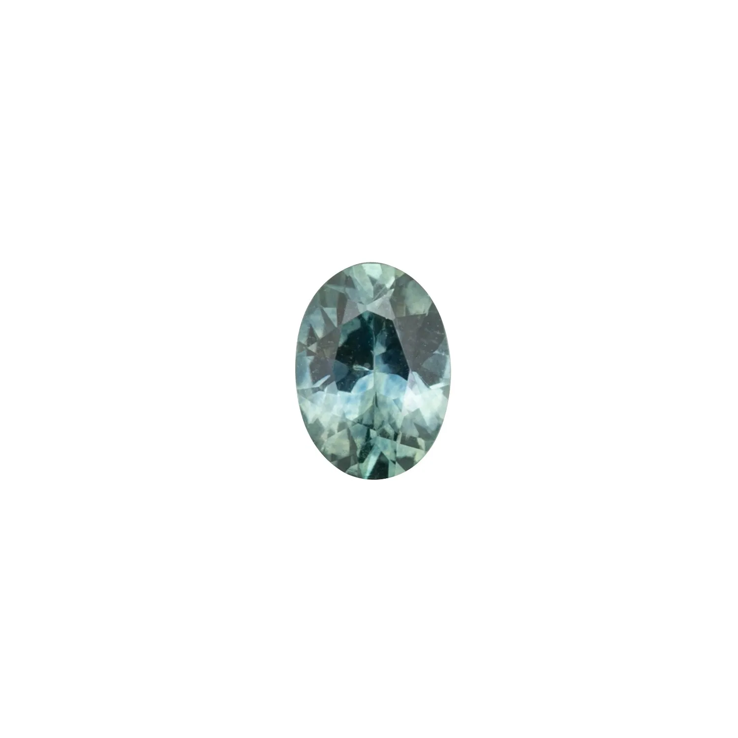 0.97ct Oval Cut Parti Blue Green Montana Sapphire SO418