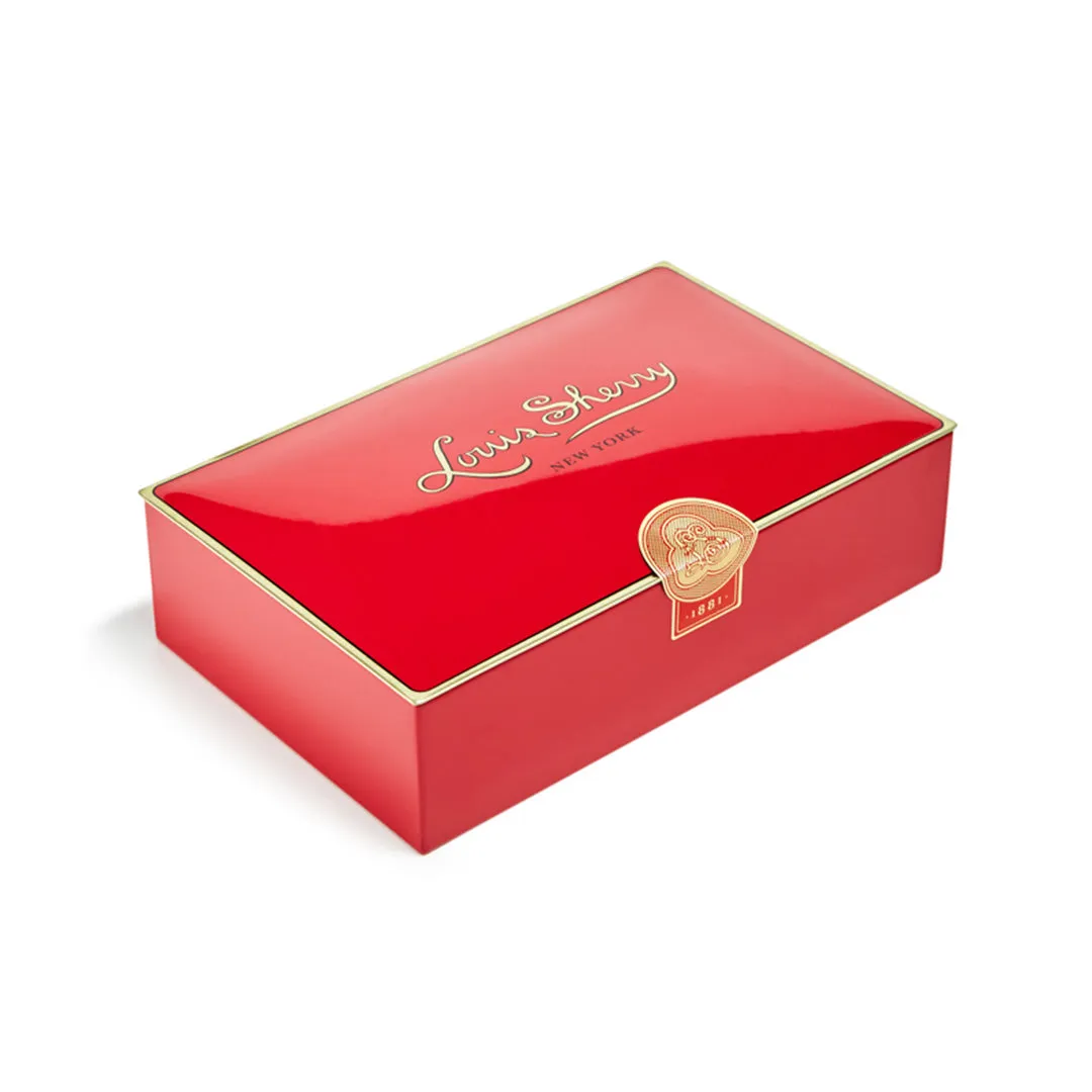 12-Piece Assorted Truffles, Red