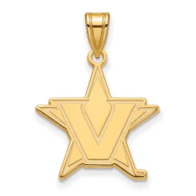 14k Yellow Gold Vanderbilt U. Large Pendant