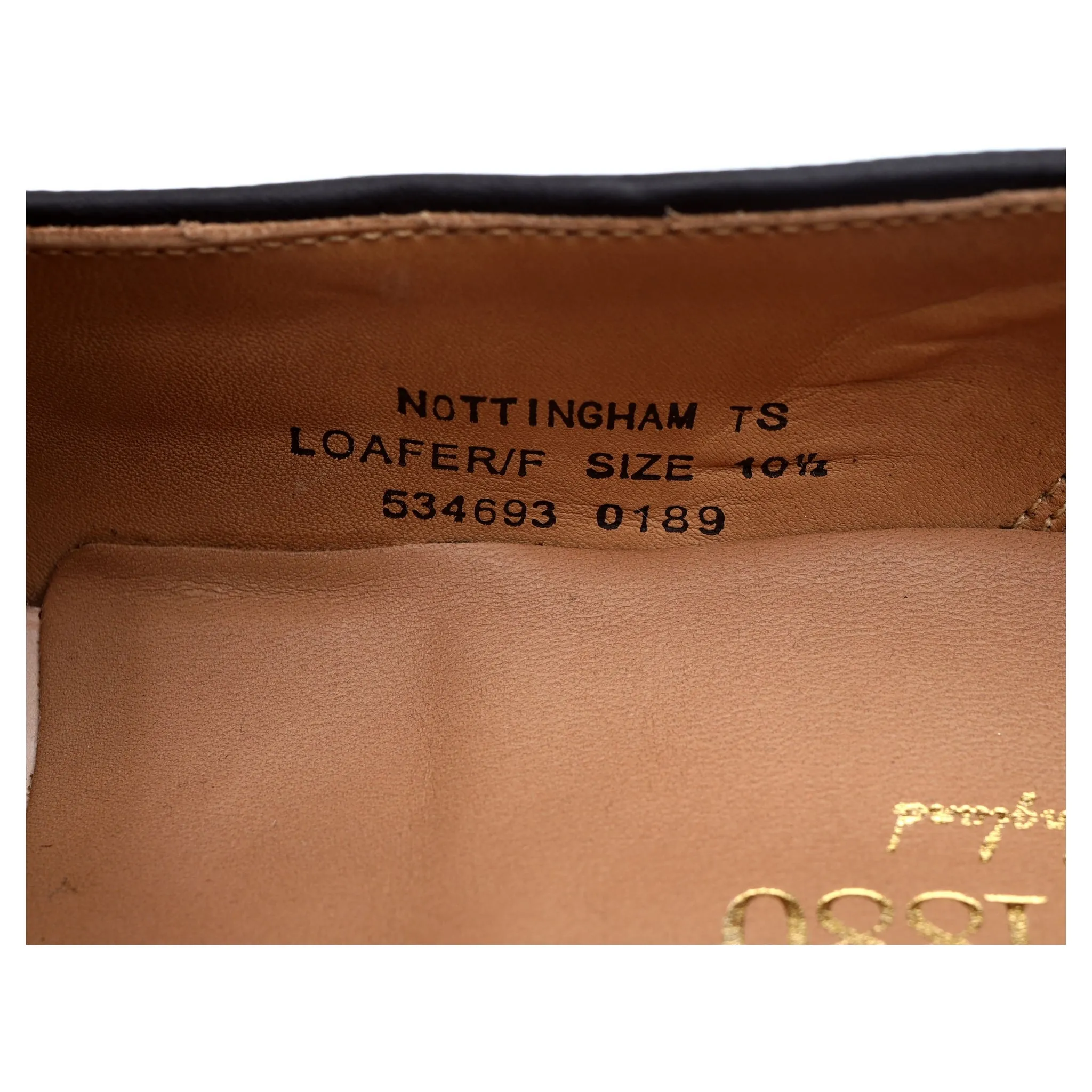 1880 'Nottingham' Brown Suede Tassel Loafers UK 10.5 F