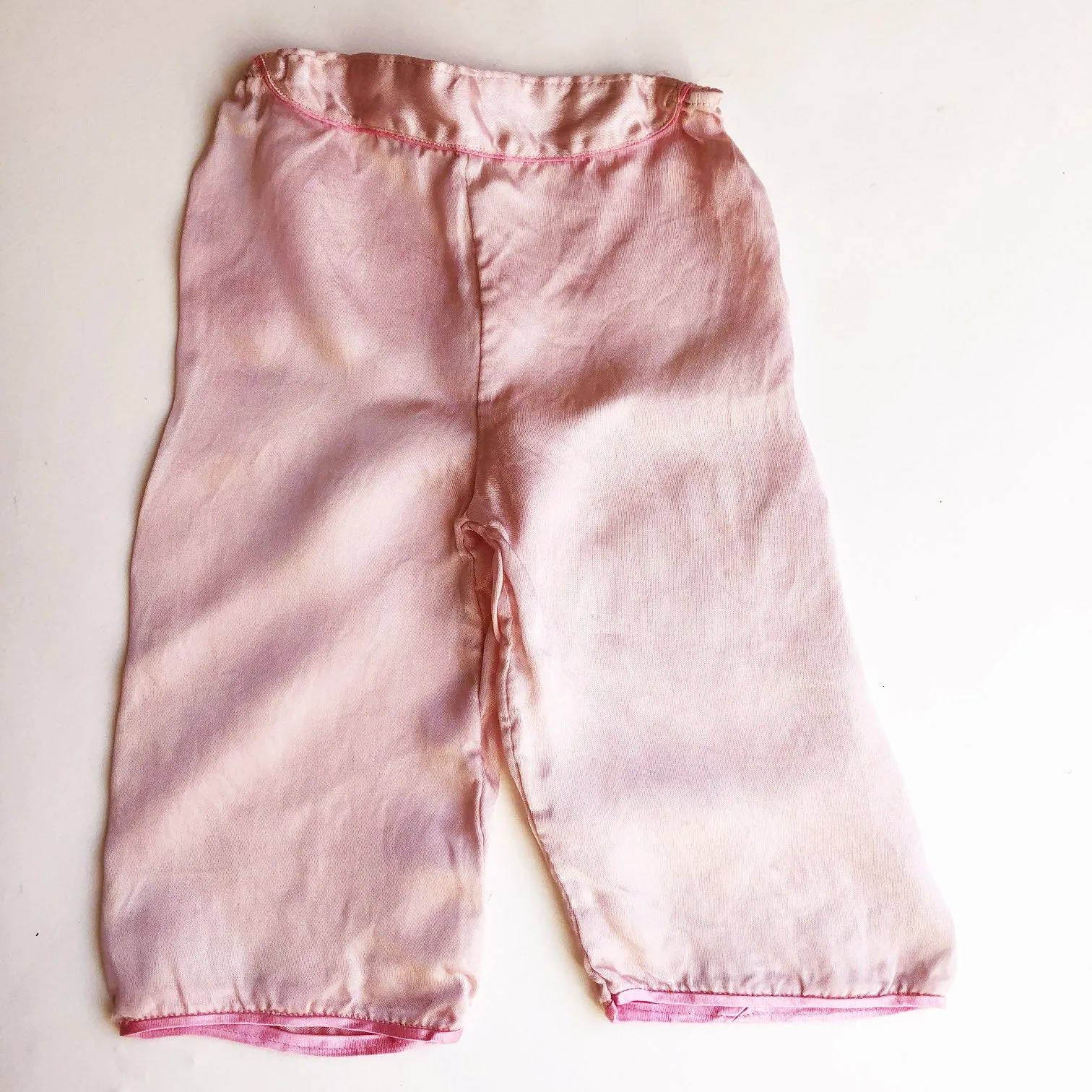 1940's Embroidered Pajamas with slippers size 12-18 months