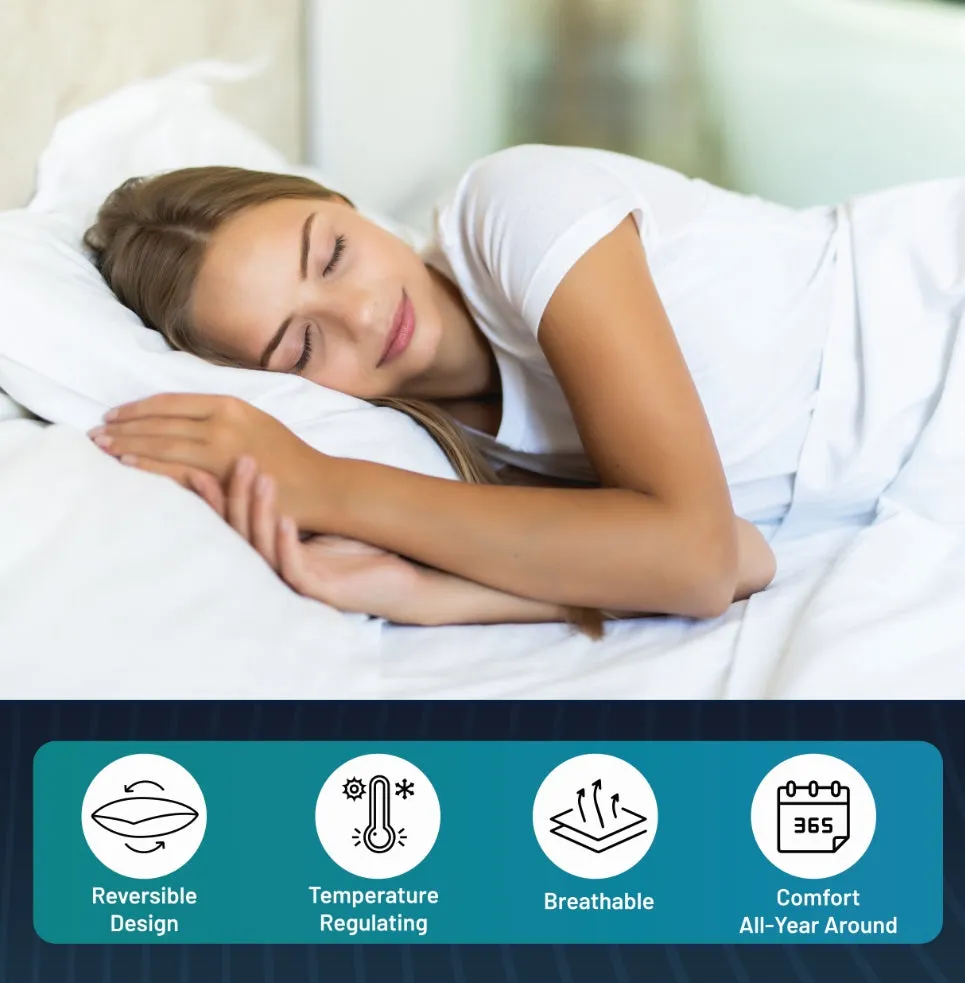 2 In 1  Temperature Regulating Pillow
