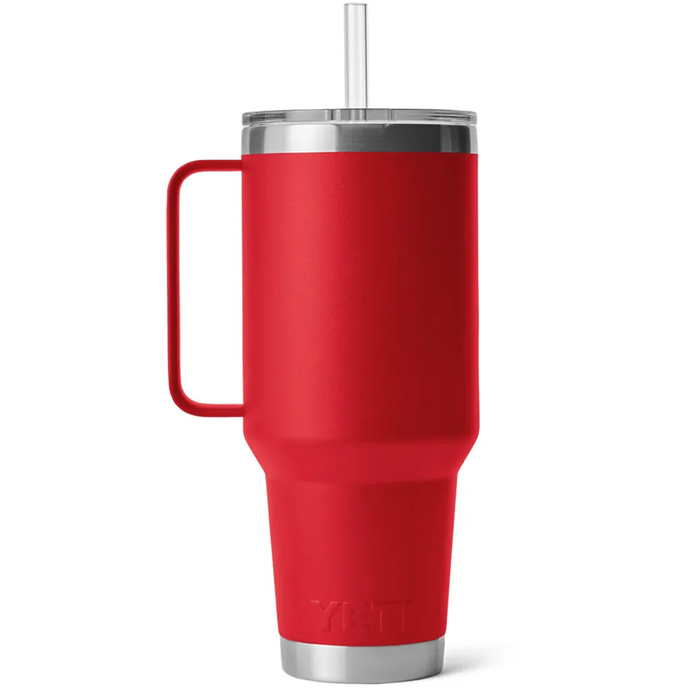 21071502784 TERMO RAMBLER 42oz STRAW MUG RESCUE RED MARCA YETI