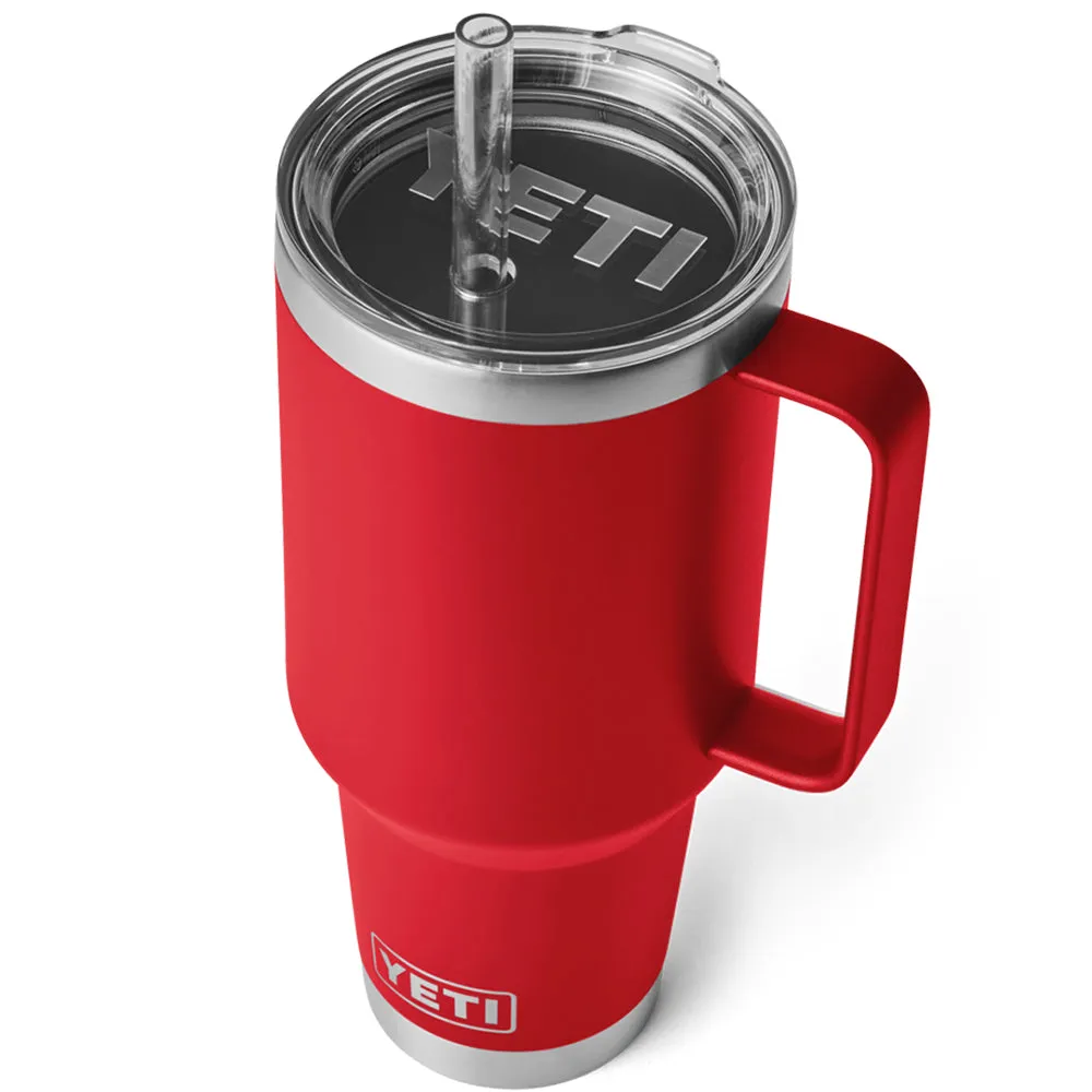 21071502784 TERMO RAMBLER 42oz STRAW MUG RESCUE RED MARCA YETI