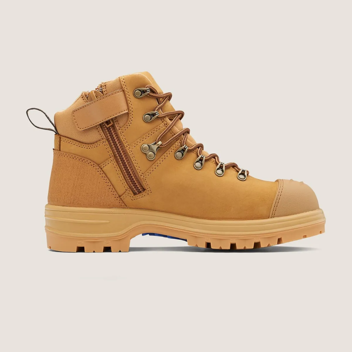 243 Wheat Water-Resistant Nubuck Safety Boot