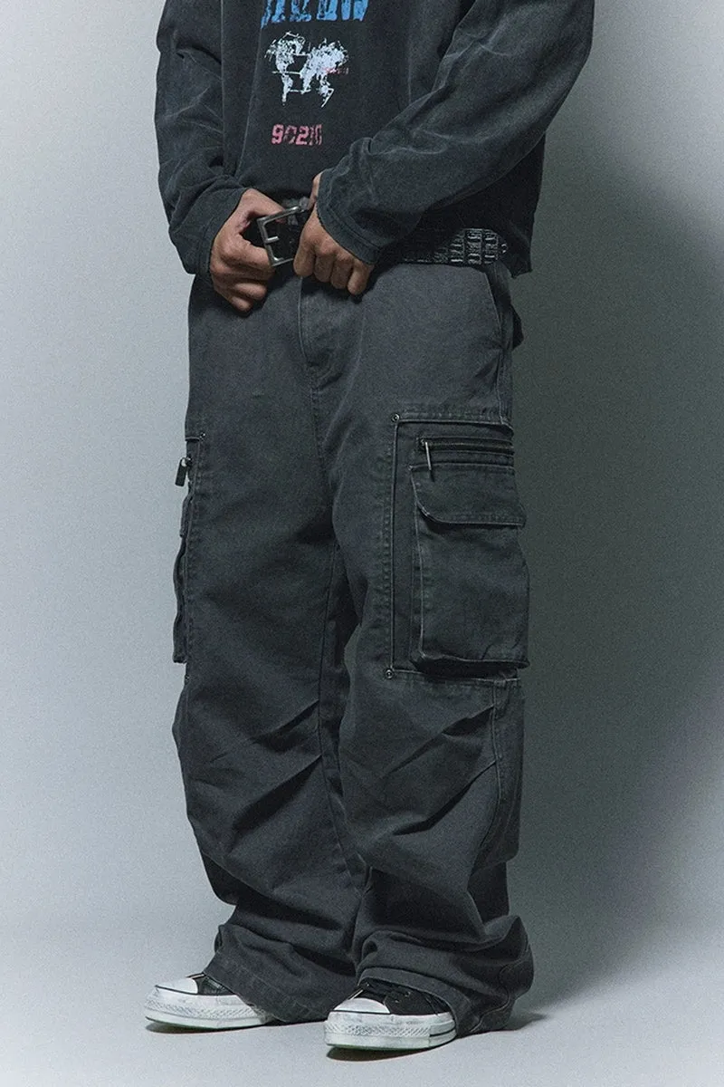 410G Heavyweight Stonewashed Cargo Pants