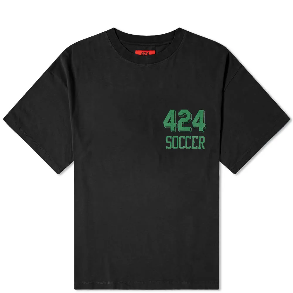424 Soccer TeeBlack
