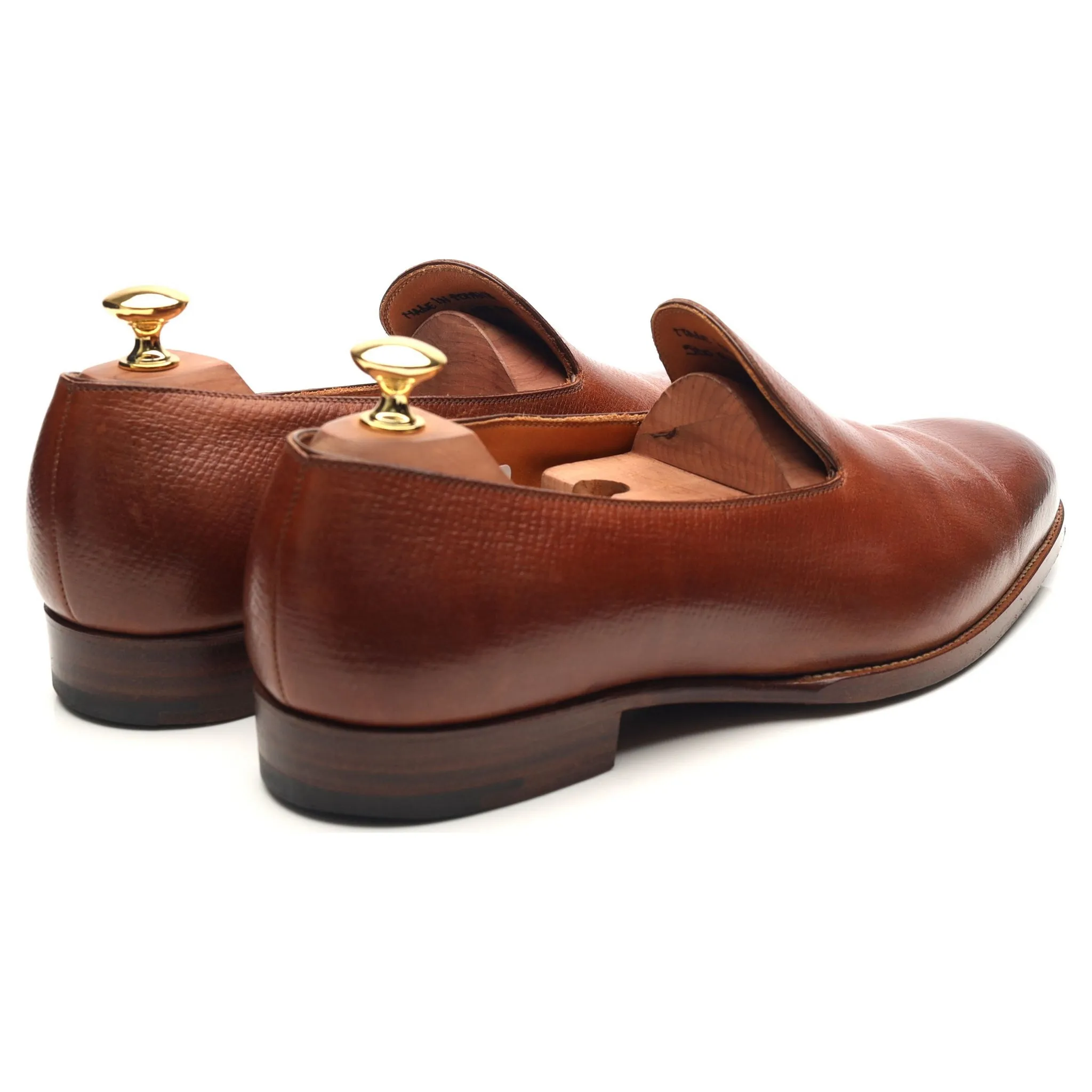 '530' Tan Brown Leather Loafers UK 9.5 G