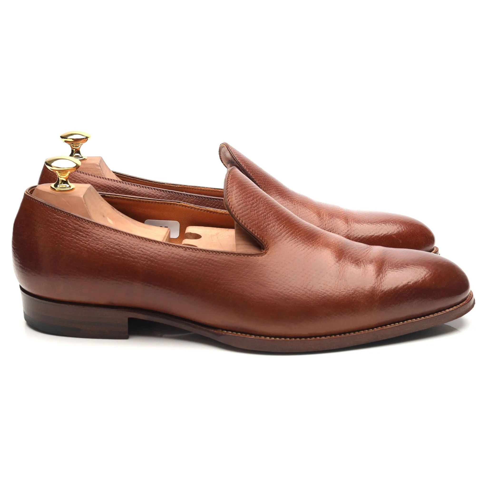 '530' Tan Brown Leather Loafers UK 9.5 G