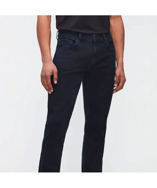 7 For All Mankind Men's Slimmy Tapered Eco Jeans | Blue Black - JSMXB780LB