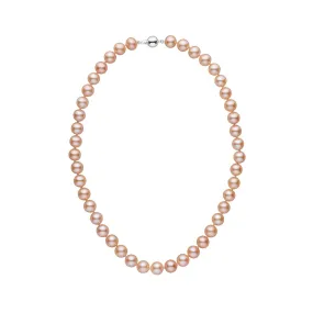 8.5-9.0 mm 16 Inch AA+ Pink to Peach Freshwater Pearl Necklace