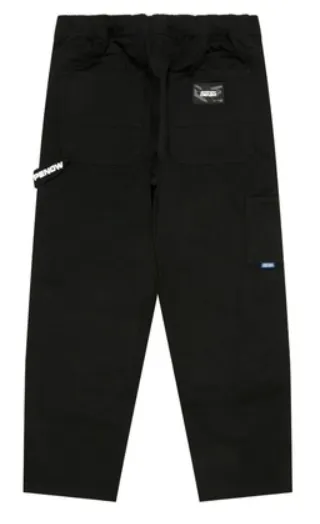 Aape Now Moonface Cargo Pants Black AAPPTMB624XXN