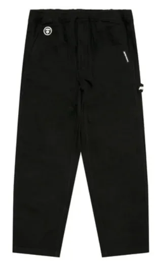 Aape Now Moonface Cargo Pants Black AAPPTMB624XXN