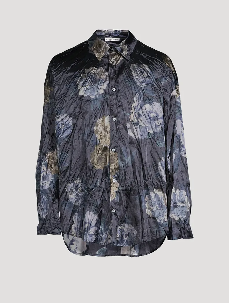ACNE STUDIOS Crinkled Flower Shirt