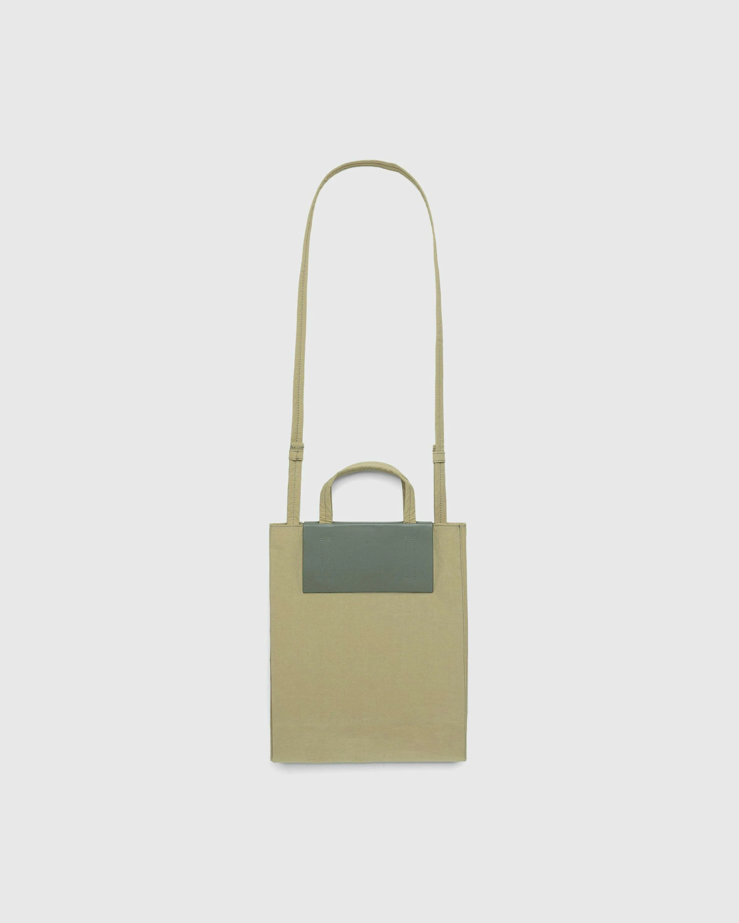 Acne Studios – Recycled Nylon Tote Bag Olive Green | Highsnobiety Shop