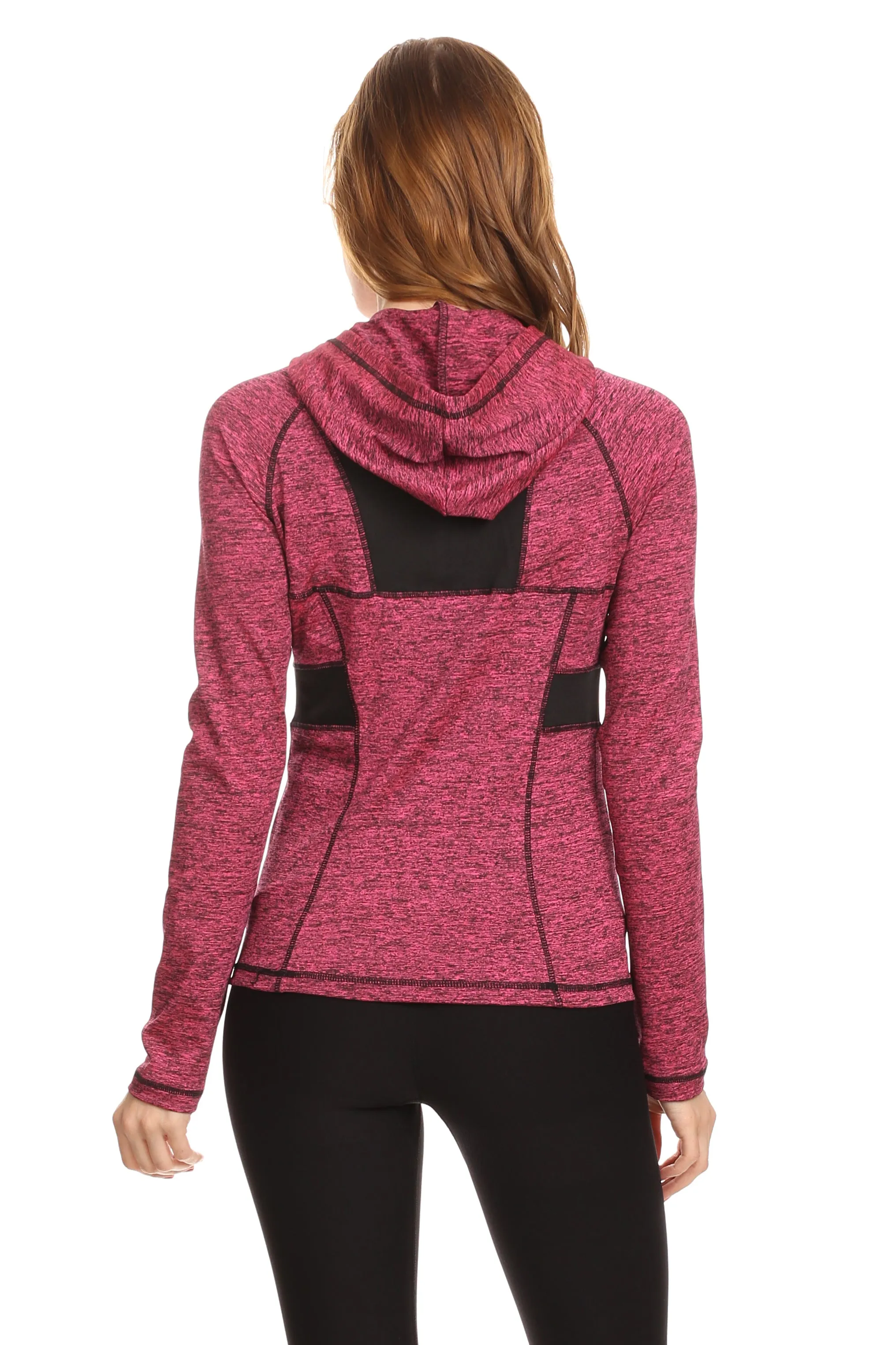 Active Zip Up Jacket With Hoodie