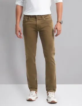 AD by Arvind Enzyme Wash Slim Fit Jeans