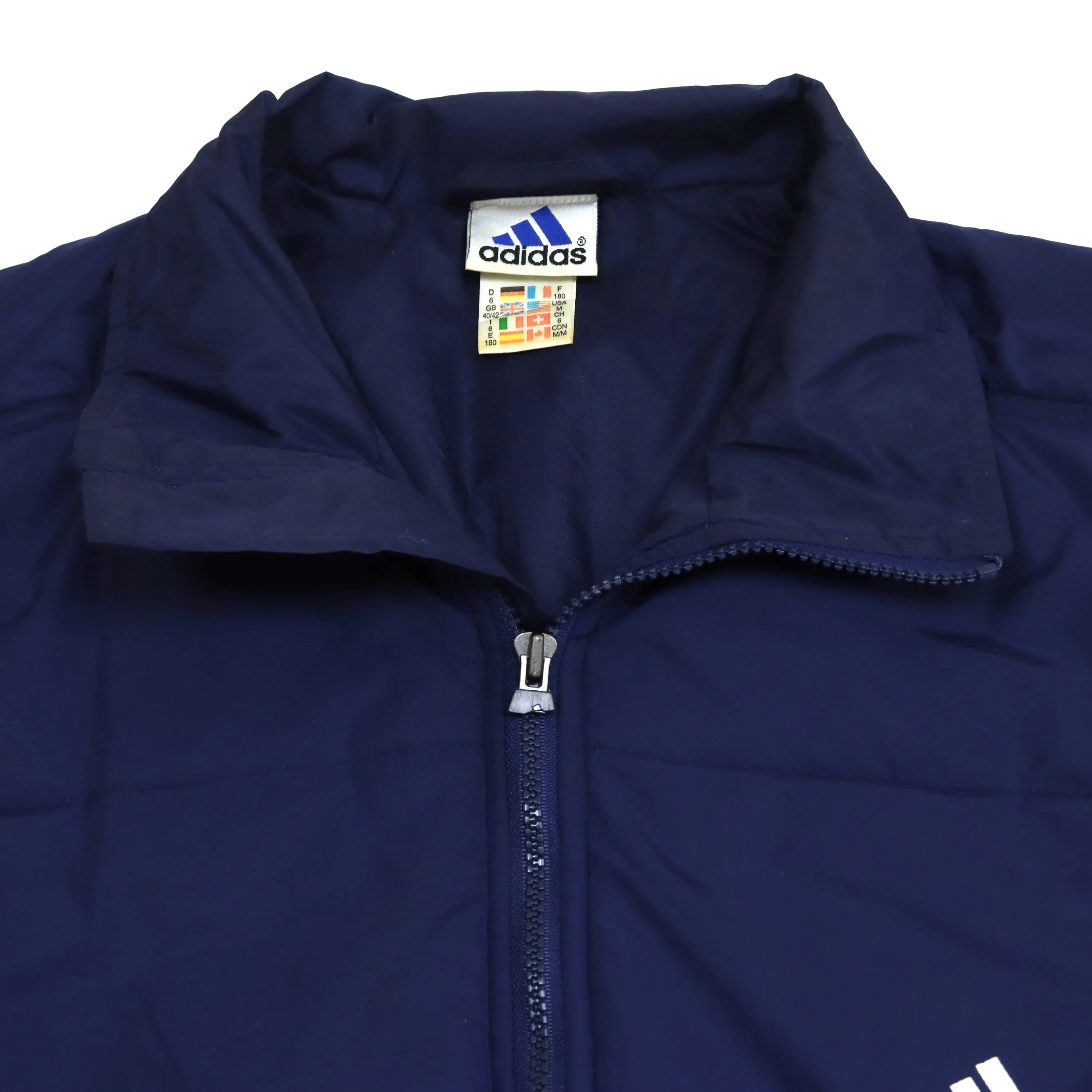 Adidas 90's Puffer Blue Jacket