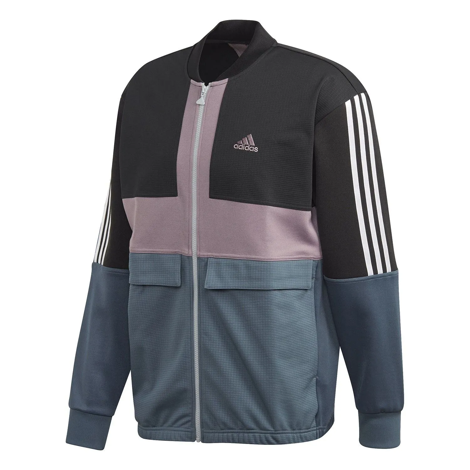 adidas ID Tricoot Track Jacket - Purple/Black