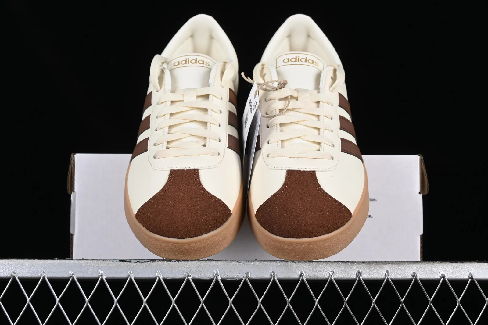 Adidas Neo VL Court 2.0 Off White Brown ID6016