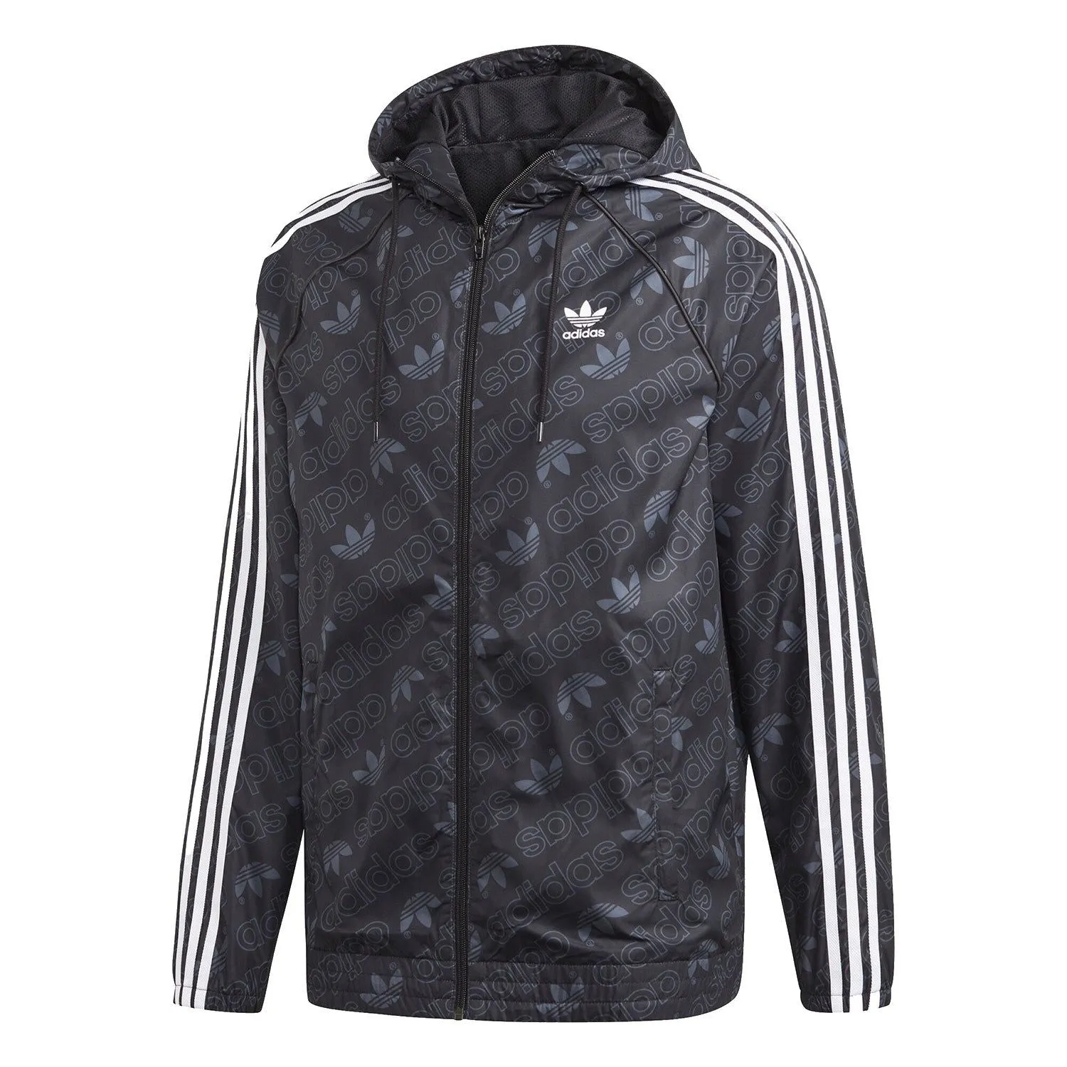 adidas Originals Monogram Windbreaker - Black