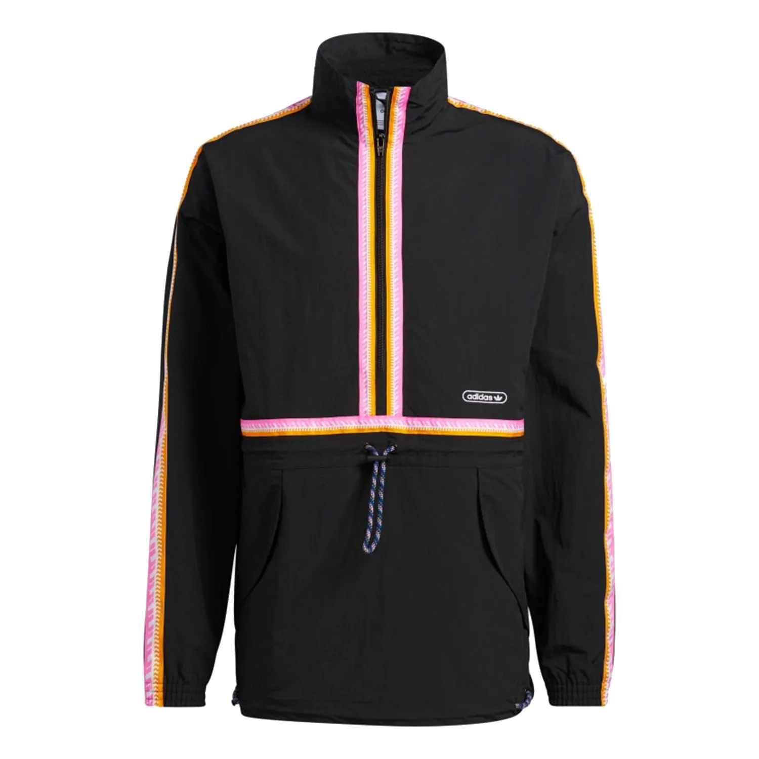 adidas Originals Taped Anorak Jacket - Black