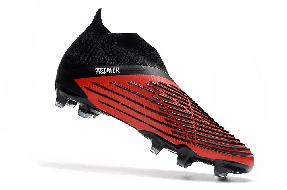 adidas Predator Edge+ FG Football - Black/White/Red