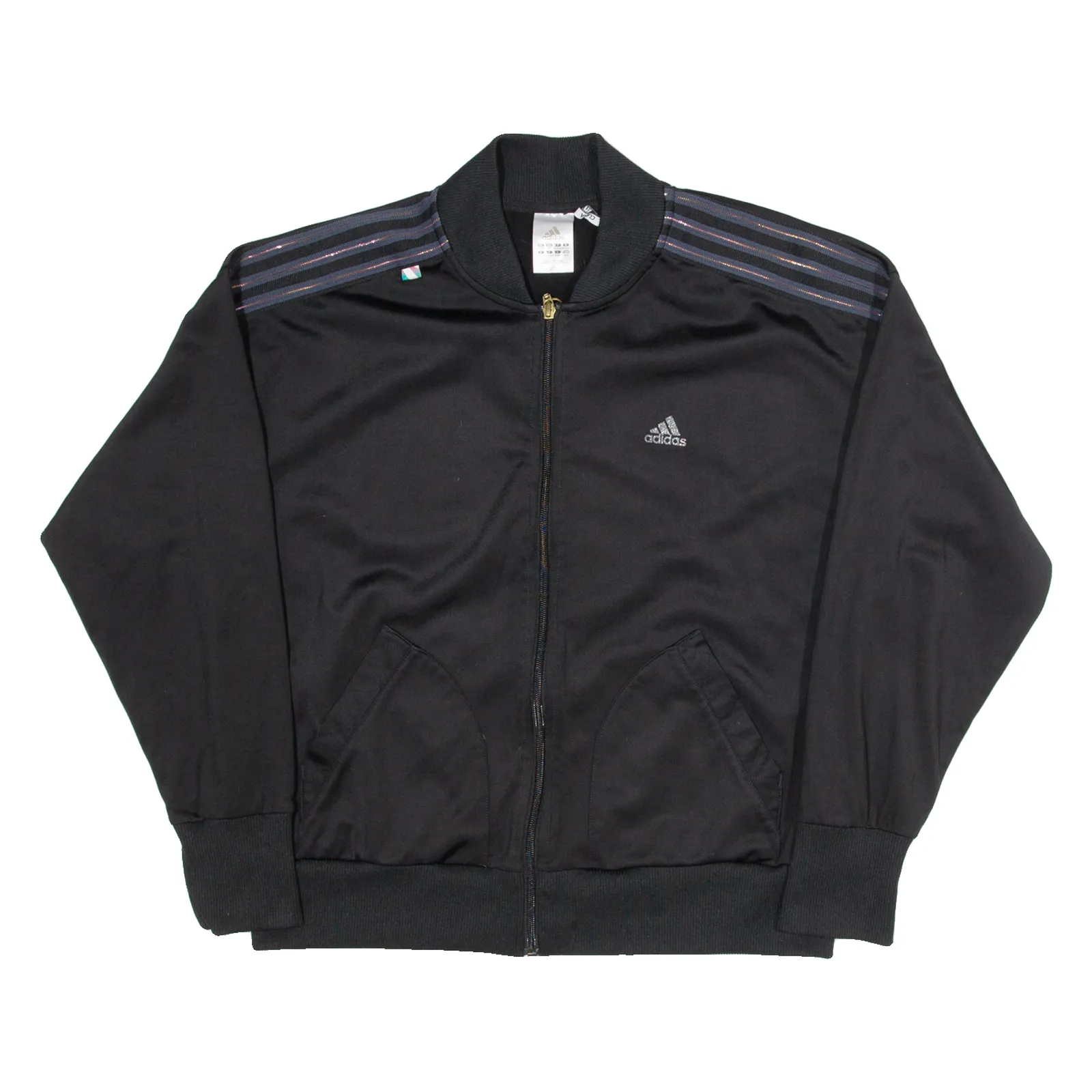 ADIDAS Womens Track Jacket Black M