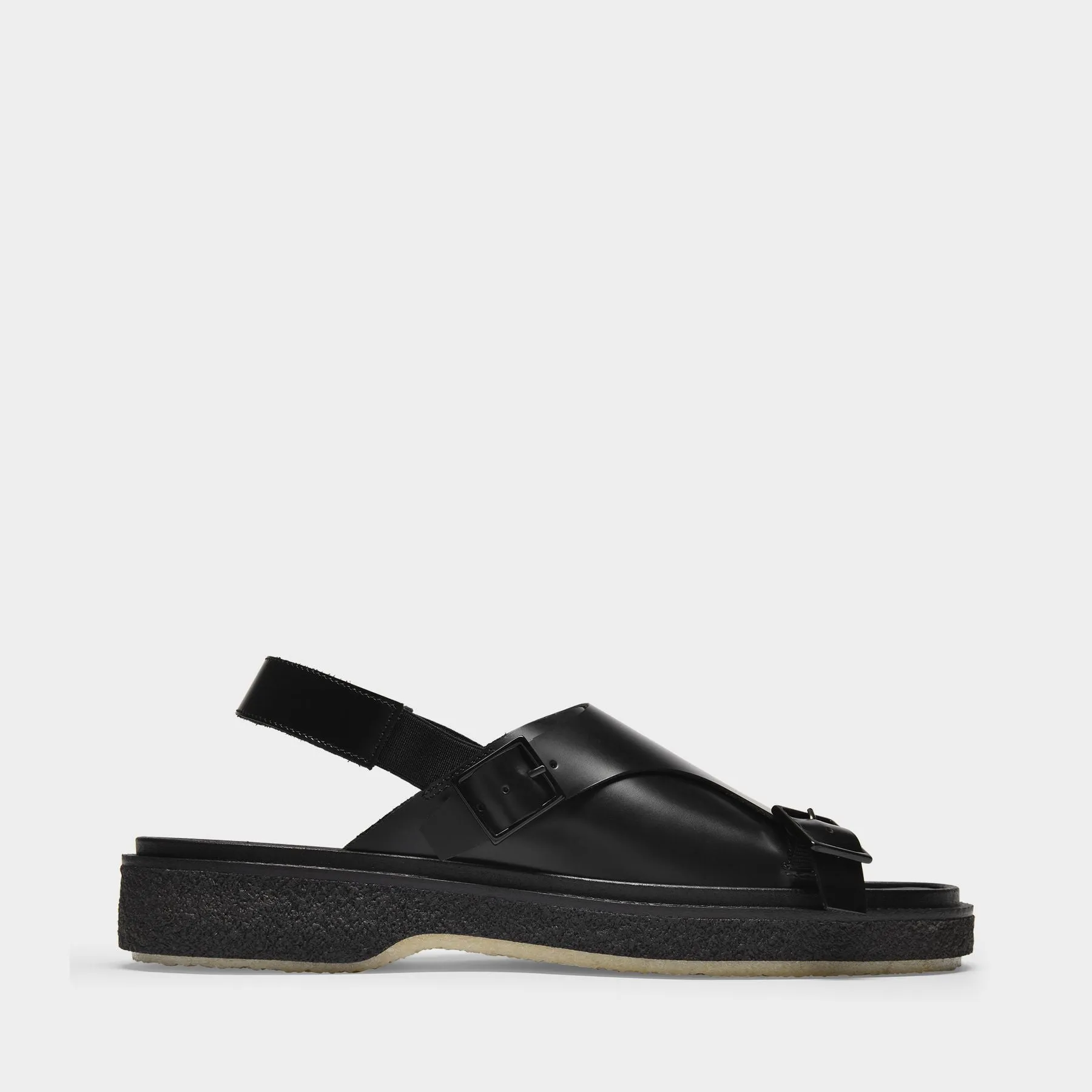 Adieu  Type 140 Sandals in Black Leather