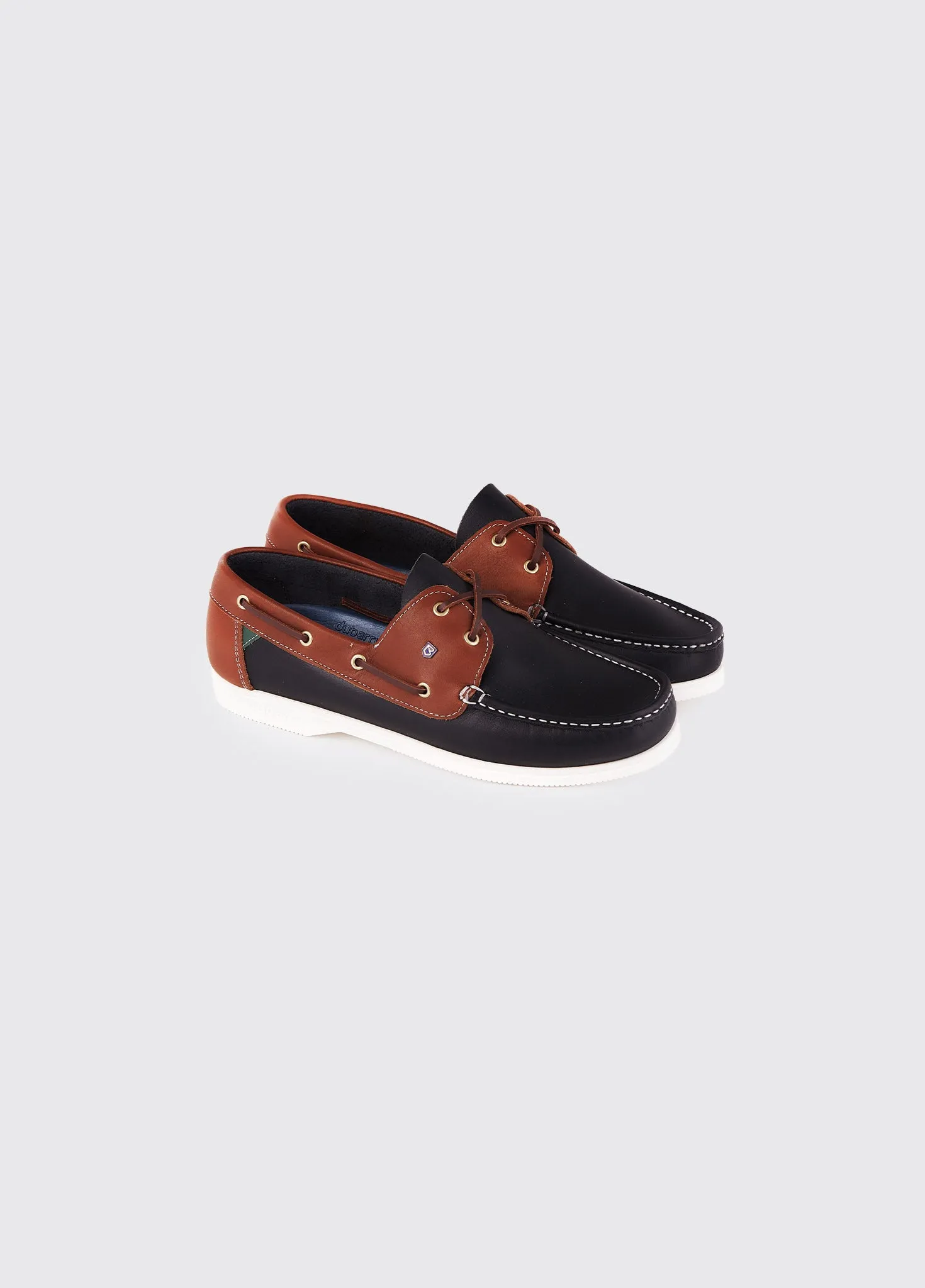 Admirals Ladies Deck Shoe - Navy/Brown