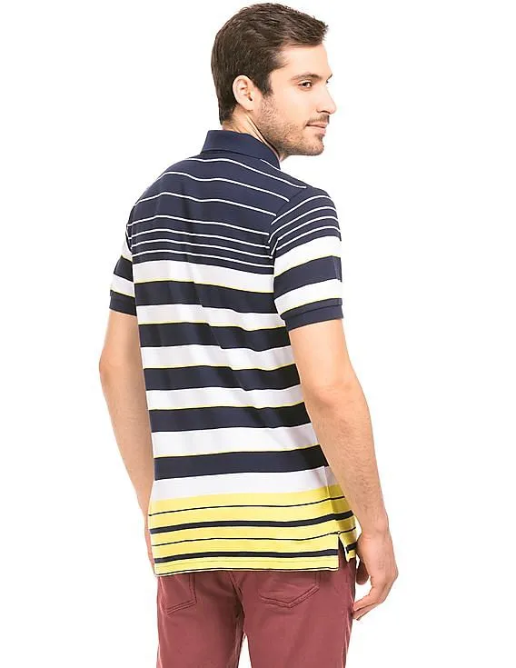 Aeropostale Striped Regular Fit Polo Shirt