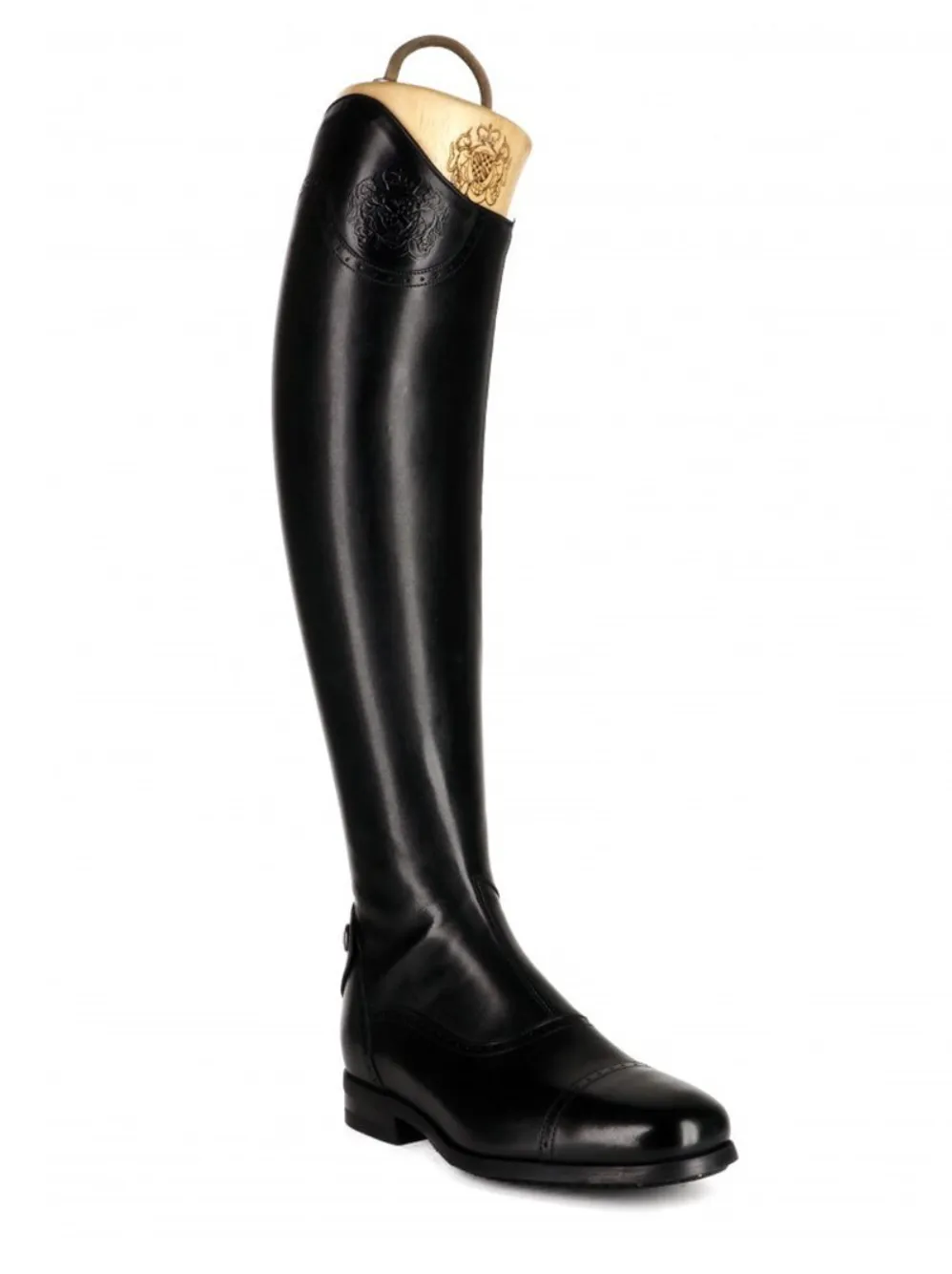 AF Black Polished Showjumping Boot 33202