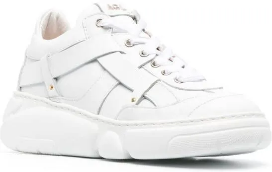 AGL Ruth leather sneakers White