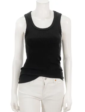     AGOLDE   poppy tank in black