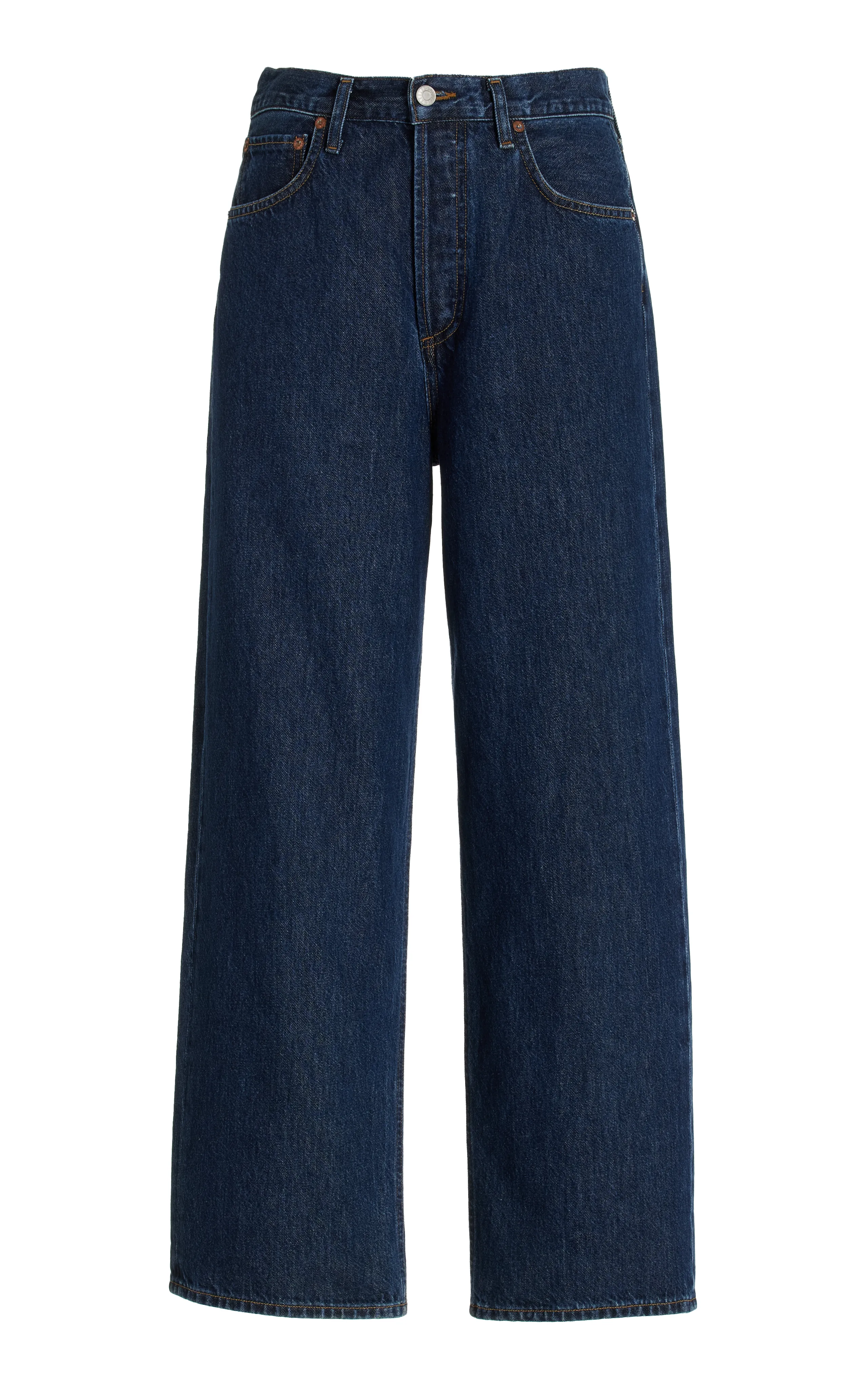 Agolde Ren Rigid High-Rise Wide-Leg Jeans