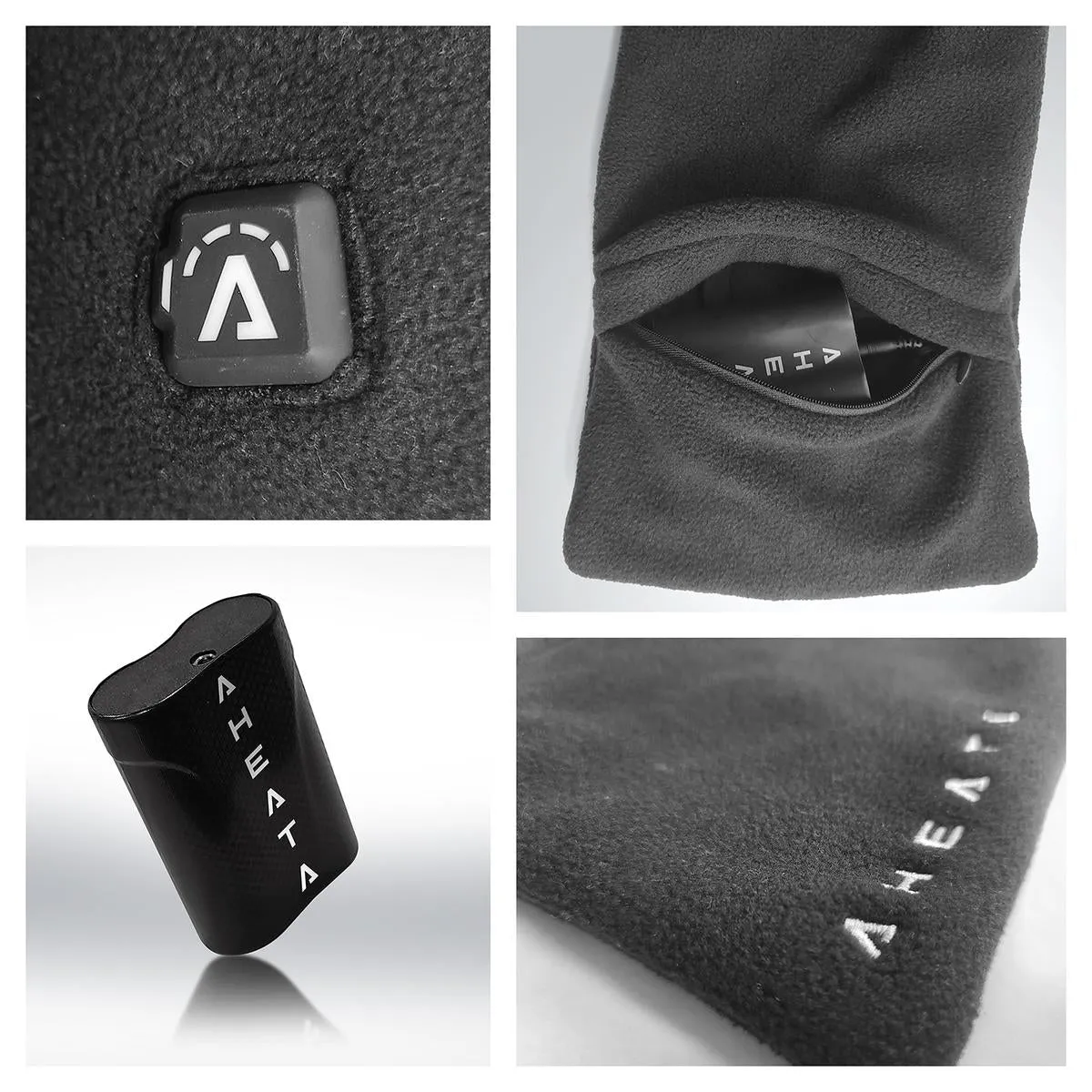 Aheata 7V Battery Heated Fleece Scarf