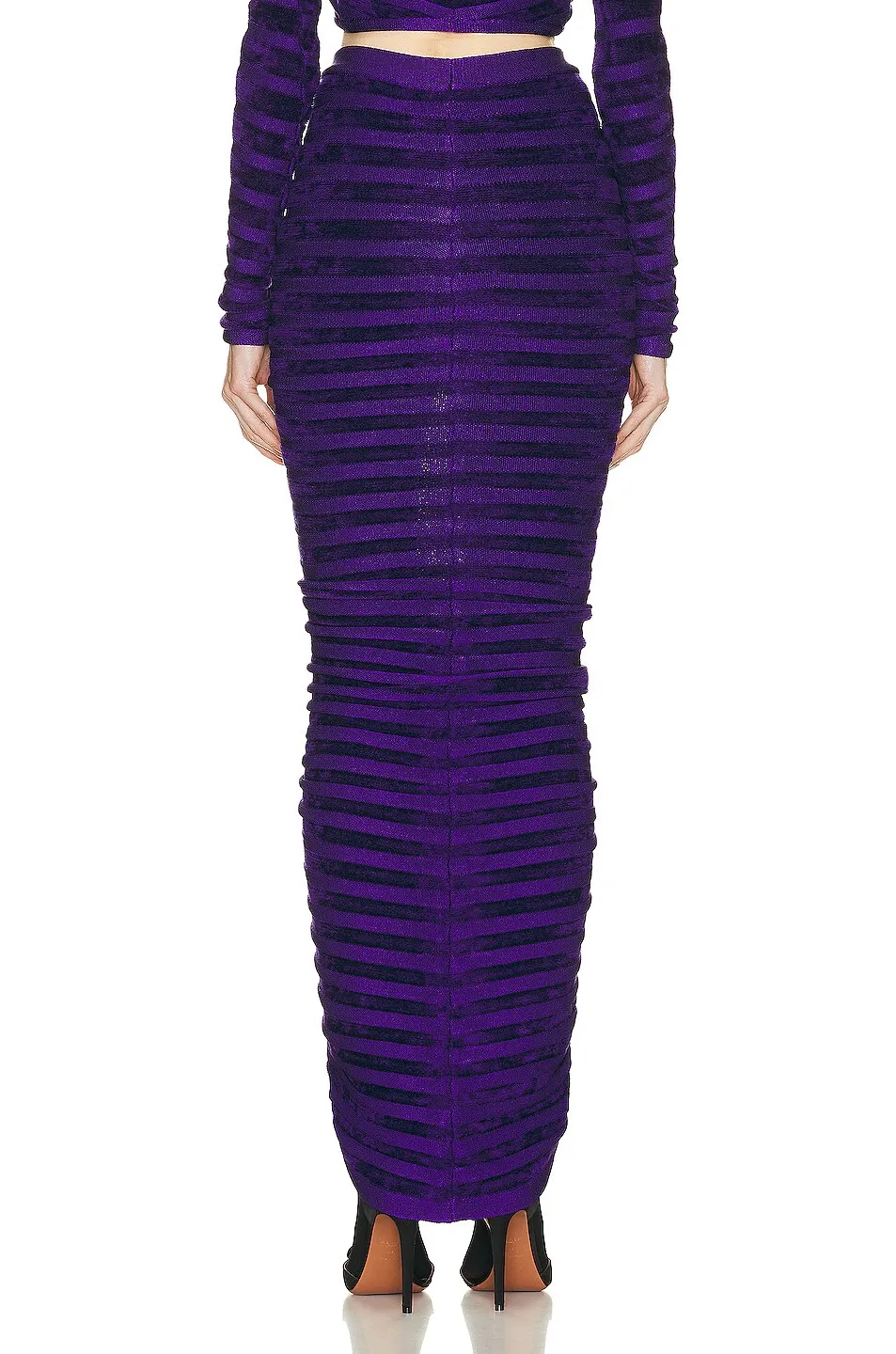 ALAÏA 3d Long Skirt -        