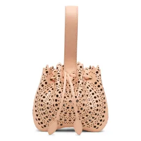 Alaïa Rose Marie beige bracelet bag