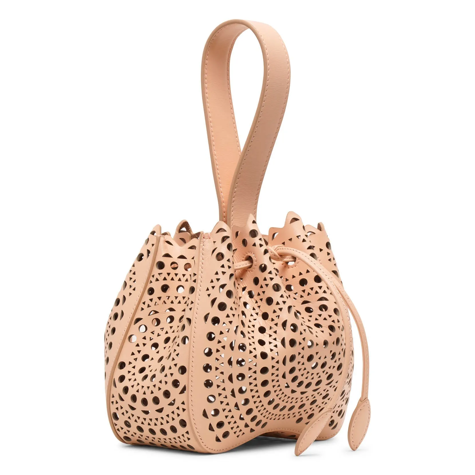 Alaïa Rose Marie beige bracelet bag
