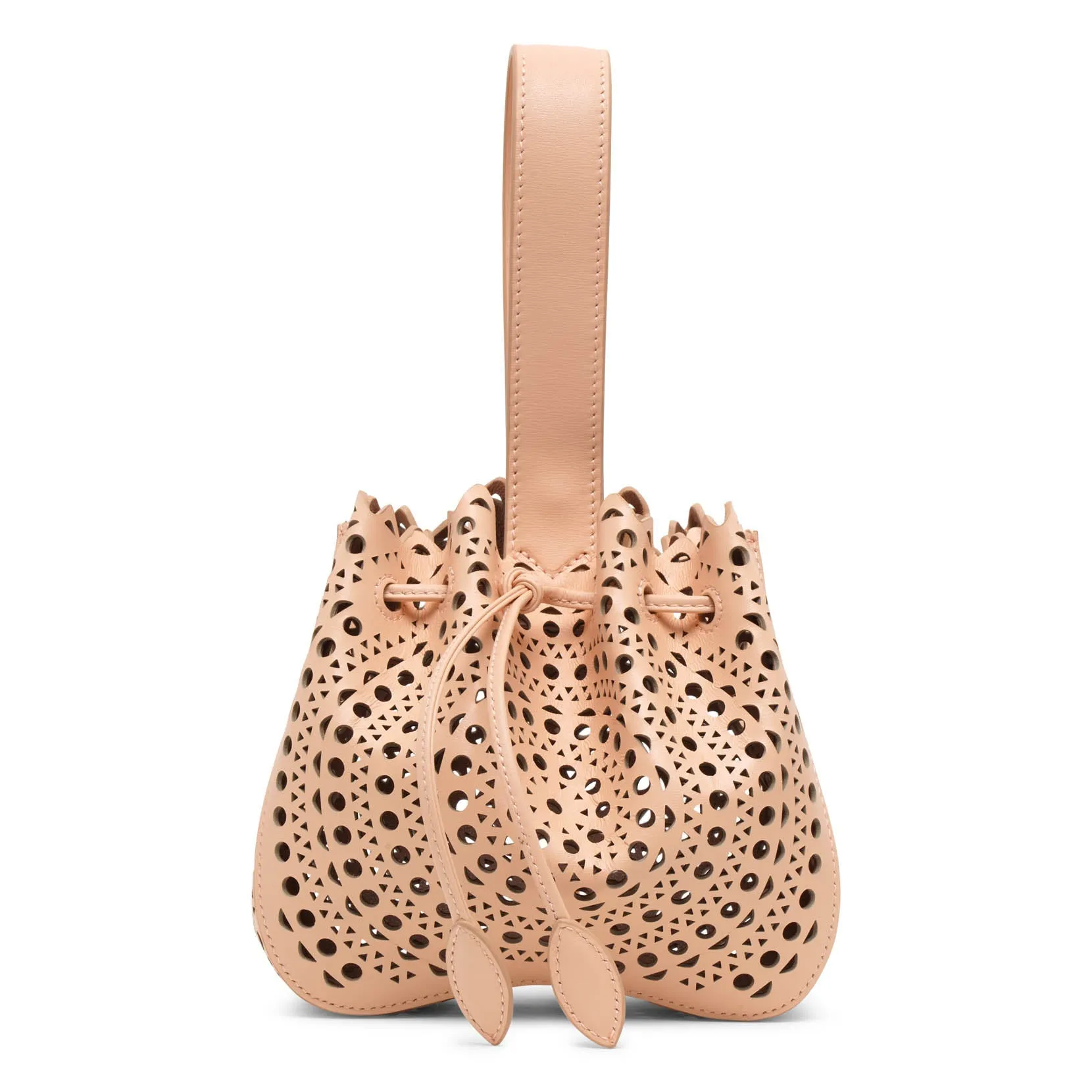 Alaïa Rose Marie beige bracelet bag