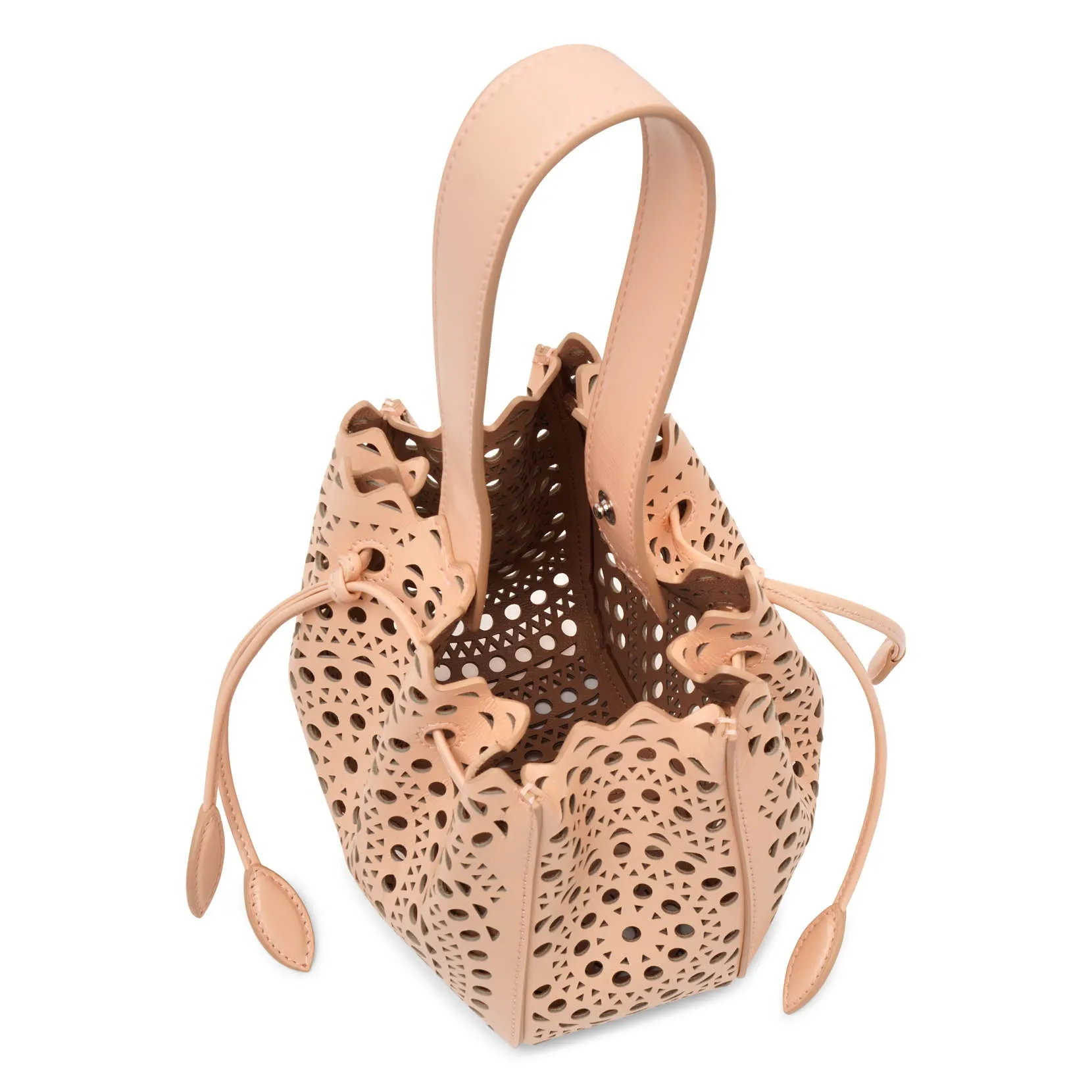 Alaïa Rose Marie beige bracelet bag