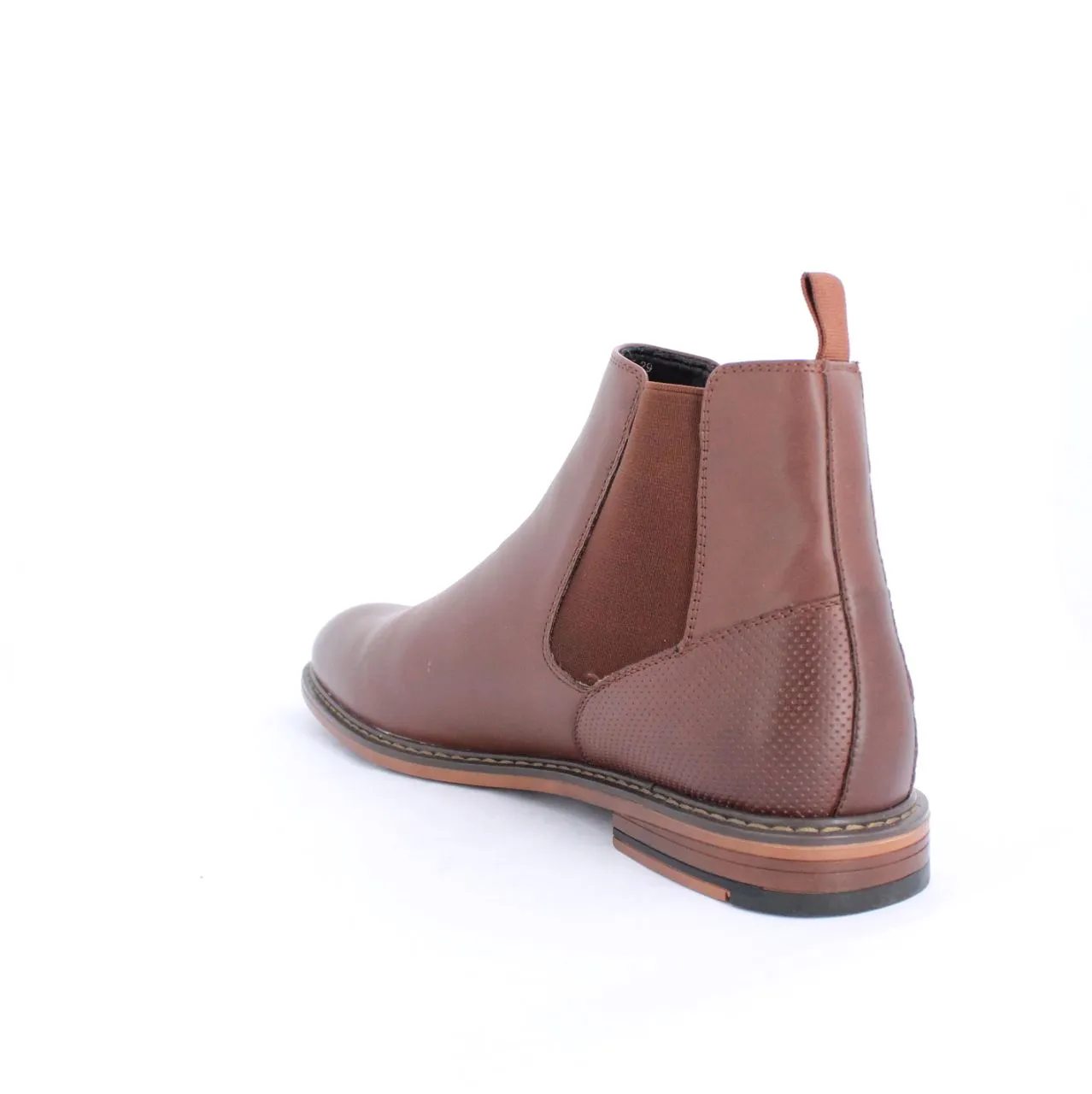 ALBERS MENS CHELSEA BOOTS-BROWN