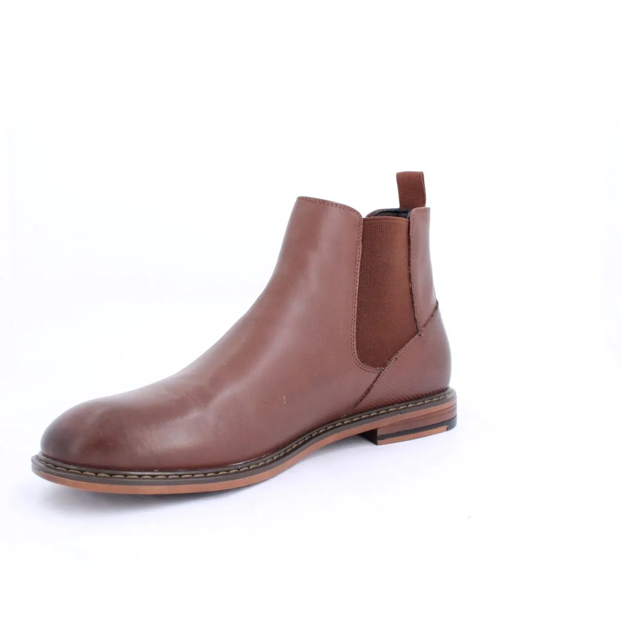 ALBERS MENS CHELSEA BOOTS-BROWN