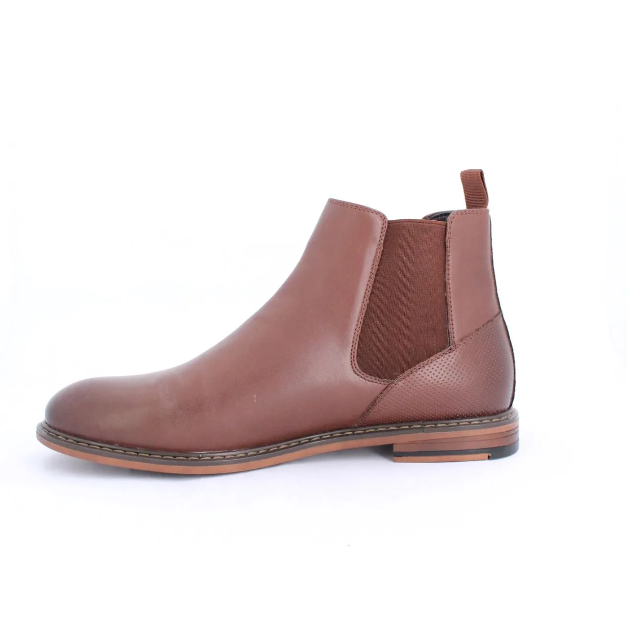 ALBERS MENS CHELSEA BOOTS-BROWN